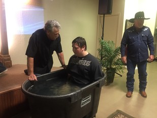 Elijah Jones baptism